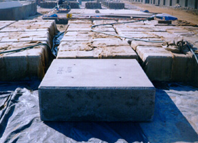 Perlite Concrete Blocks Curing